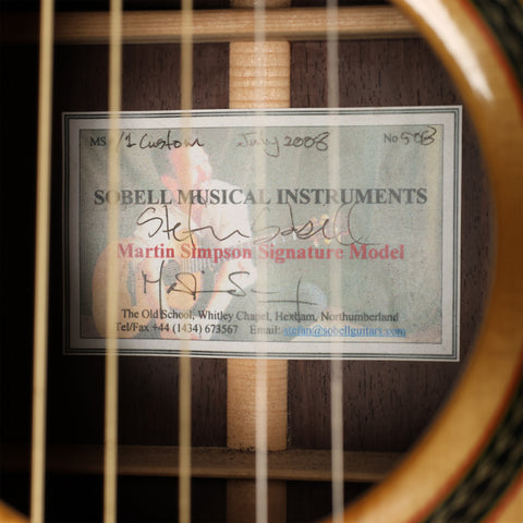 Sobell MS 1 Martin Simpson 2008