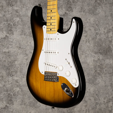 Tokai TST 50 Goldstar Two Tone Sunburst 50's Strat. With Tokai Tweed hard case