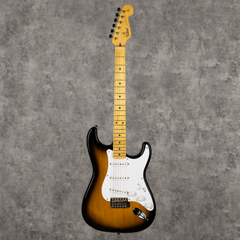 Tokai TST 50 Goldstar Two Tone Sunburst 50's Strat. With Tokai Tweed hard case