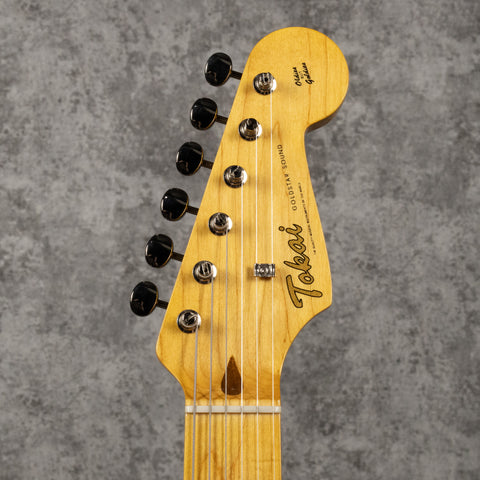Tokai TST 50 Goldstar Two Tone Sunburst 50's Strat. With Tokai Tweed hard case