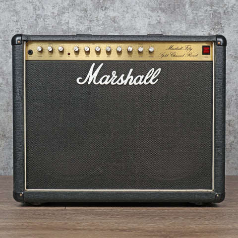 Marshall Model 5212 50-Watt 2x12 Split Channel Reverb Combo 1987