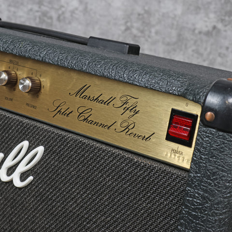 Marshall Model 5212 50-Watt 2x12 Split Channel Reverb Combo 1987