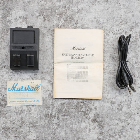 Marshall Model 5212 50-Watt 2x12 Split Channel Reverb Combo 1987