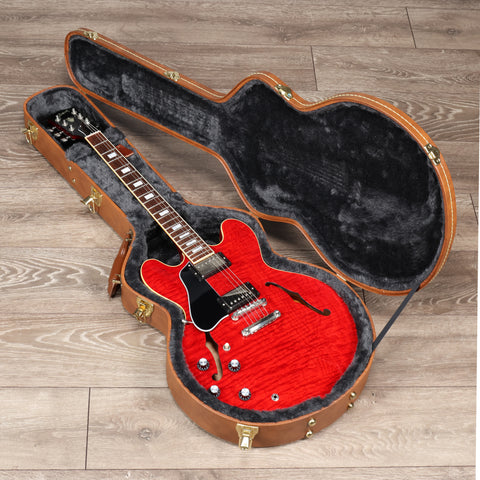 Gibson ES-335 60's Cherry Highly Figured Block inlay Left Hand 2020