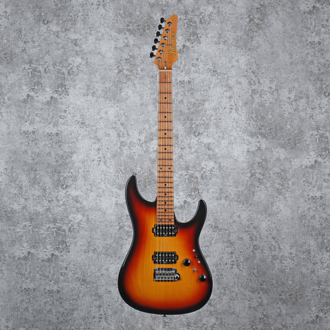 Ibanez AZ2402-TFF Prestige 2021 Tri-Fade Burst Flat