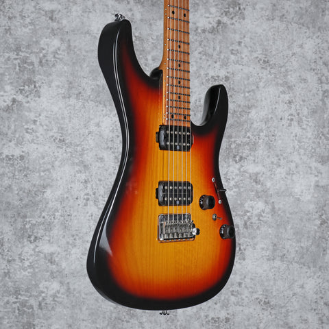 Ibanez AZ2402-TFF Prestige 2021 Tri-Fade Burst Flat