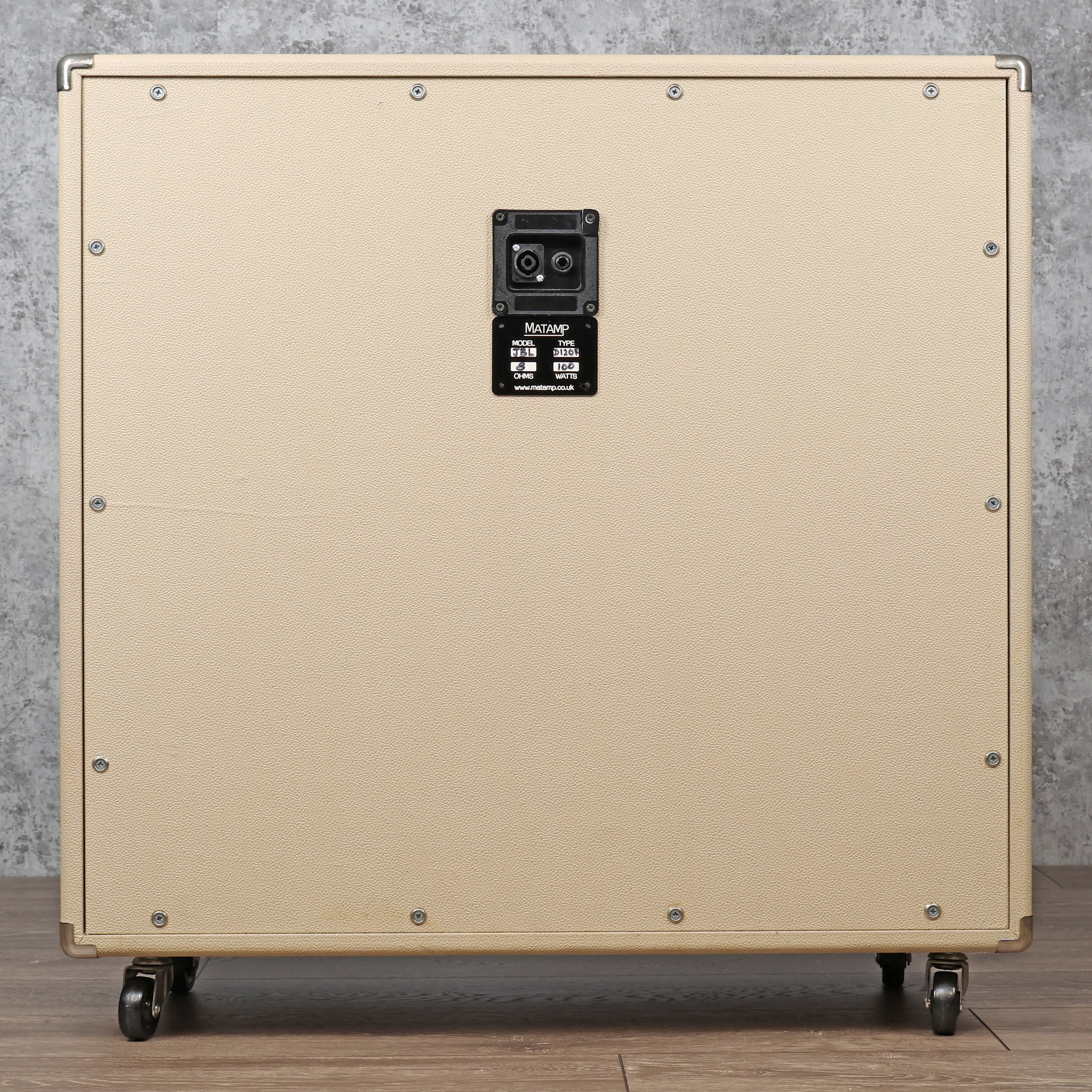 Matamp 4x12 Speaker Cabinet – Blonde Tolex – Celestion Blue Alnico Loa ...