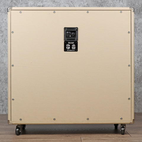 Matamp 4x12 Speaker Cabinet – Blonde Tolex – Celestion Blue Alnico Loaded – 8 Ohms