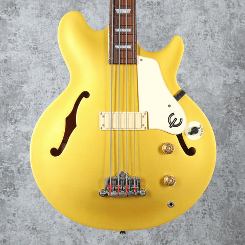 Epiphone Jack Casady Signature Bass  Metallic Gold 2008 (Ex Paul Gray "The Damned" / "UFO")