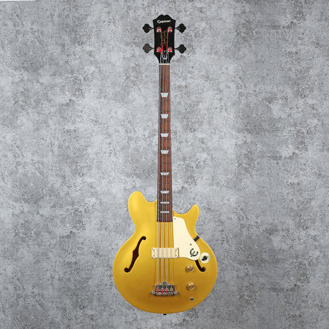 Epiphone Jack Casady Signature Bass  Metallic Gold 2008 (Ex Paul Gray "The Damned" / "UFO")