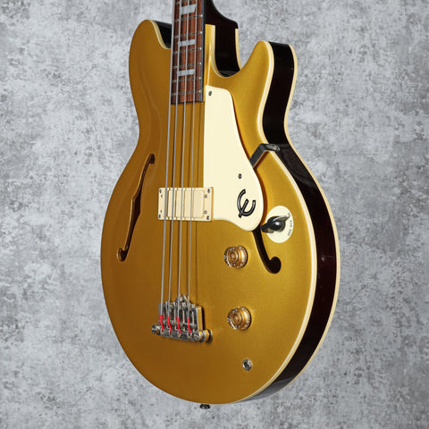 Epiphone Jack Casady Signature Bass  Metallic Gold 2008 (Ex Paul Gray "The Damned" / "UFO")