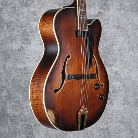 Washburn J-600 Vintage Aged Matte Sunburst (Modified) 2011