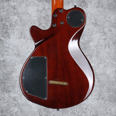 Godin LGX-SA with AAA Quilt Maple Top 2010s - Cognac Burst