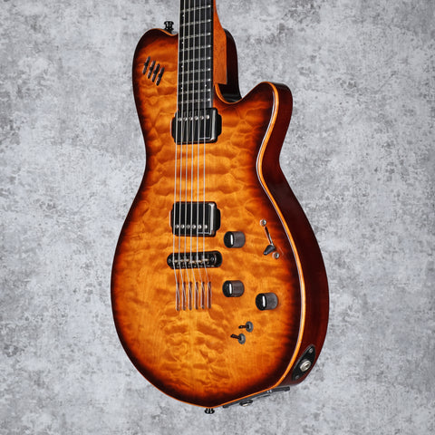 Godin LGX-SA with AAA Quilt Maple Top 2010s - Cognac Burst