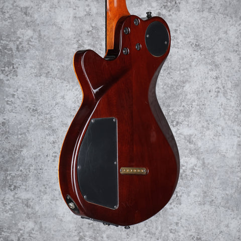 Godin LGX-SA with AAA Quilt Maple Top 2010s - Cognac Burst