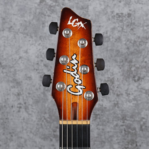 Godin LGX-SA with AAA Quilt Maple Top 2010s - Cognac Burst