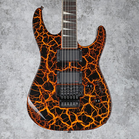 Jackson X Series SLX Crackle Soloist Orange Crackle 2019