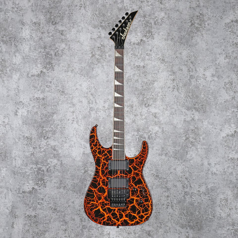 Jackson X Series SLX Crackle Soloist Orange Crackle 2019