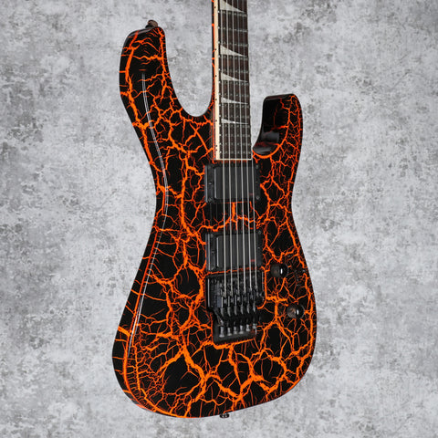 Jackson X Series SLX Crackle Soloist Orange Crackle 2019