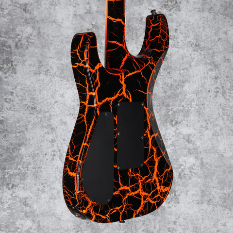 Jackson X Series SLX Crackle Soloist Orange Crackle 2019