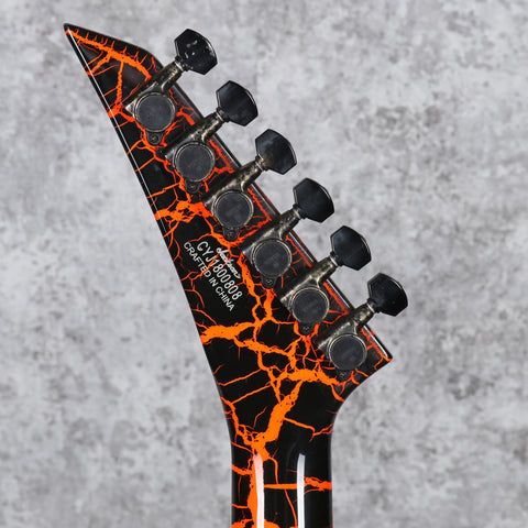 Jackson X Series SLX Crackle Soloist Orange Crackle 2019