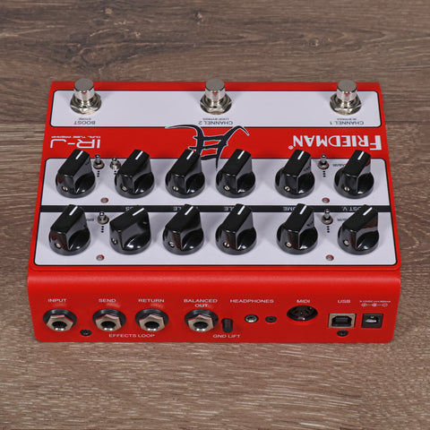 Friedman IR-J Jake E. Lee Signature Dual Tube Preamp 2025 - Red / White