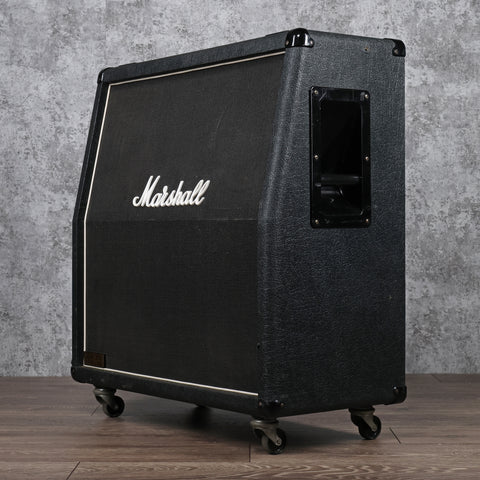 Marshall JCM 900 Lead Series Model 1960A 4x12" Angled Guitar Speaker Cabinet 1990's Black