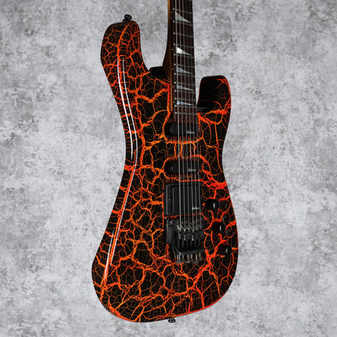 Charvel Model 4 HSS with Rosewood Fretboard Fire / Lava Crackle 1986 / 1987