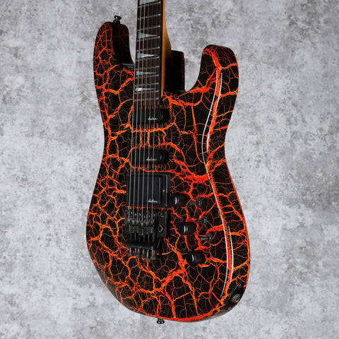 Charvel Model 4 HSS with Rosewood Fretboard Fire / Lava Crackle 1986 / 1987