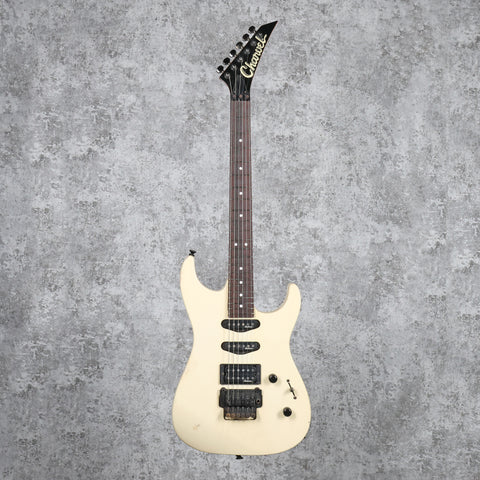Charvel 375 Deluxe with Rosewood Fretboard Pearl White '89 - '91