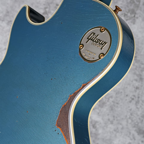 Gibson Custom Shop M2M Murphy Lab Les Paul Custom Heavy Aged Antique Pelham Blue 2025