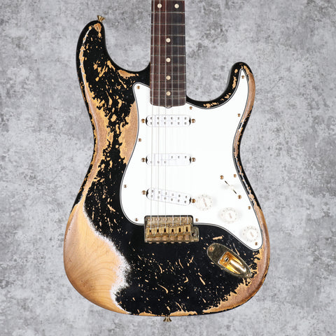 Fender Custom Shop '61 Stratocaster Suphrel "John Mayer Spec" Black Heavy Relic with upgrades!