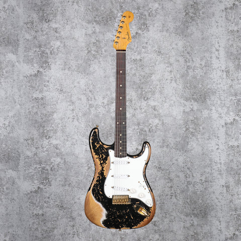 Fender Custom Shop '61 Stratocaster Suphrel "John Mayer Spec" Black Heavy Relic with upgrades!