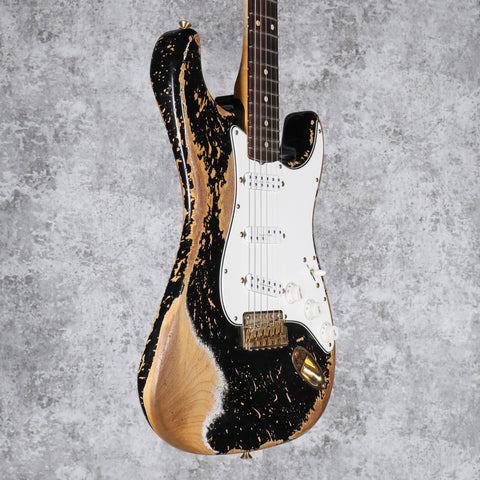 Fender Custom Shop '61 Stratocaster Suphrel "John Mayer Spec" Black Heavy Relic with upgrades!