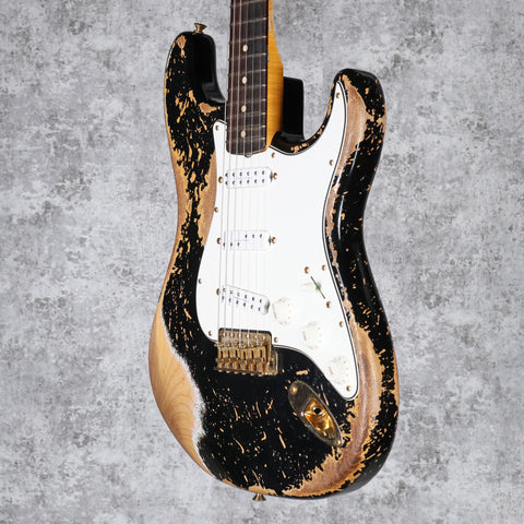 Fender Custom Shop '61 Stratocaster Suphrel "John Mayer Spec" Black Heavy Relic with upgrades!