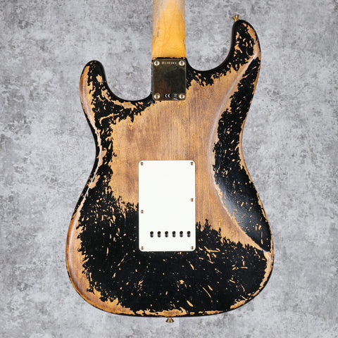 Fender Custom Shop '61 Stratocaster Suphrel "John Mayer Spec" Black Heavy Relic with upgrades!