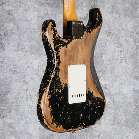 Fender Custom Shop '61 Stratocaster Suphrel "John Mayer Spec" Black Heavy Relic with upgrades!