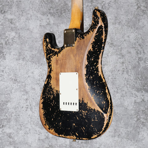 Fender Custom Shop '61 Stratocaster Suphrel "John Mayer Spec" Black Heavy Relic with upgrades!