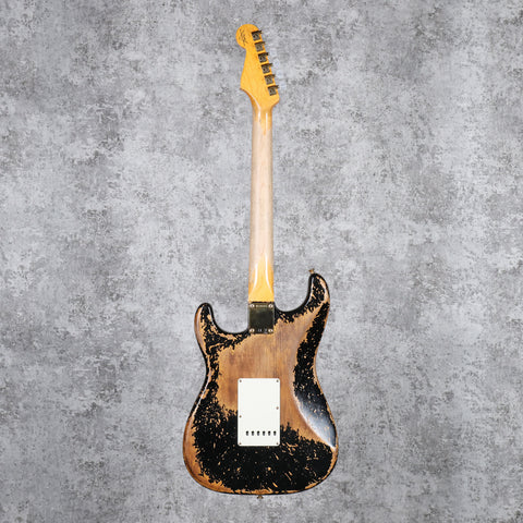 Fender Custom Shop '61 Stratocaster Suphrel "John Mayer Spec" Black Heavy Relic with upgrades!