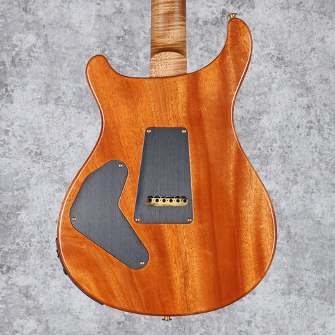 PRS Custom 24 Wood Library Piezo Dragons Eye Burst Flame Top Pattern Thin