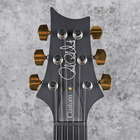 PRS Custom 24 Wood Library Piezo Dragons Eye Burst Flame Top Pattern Thin