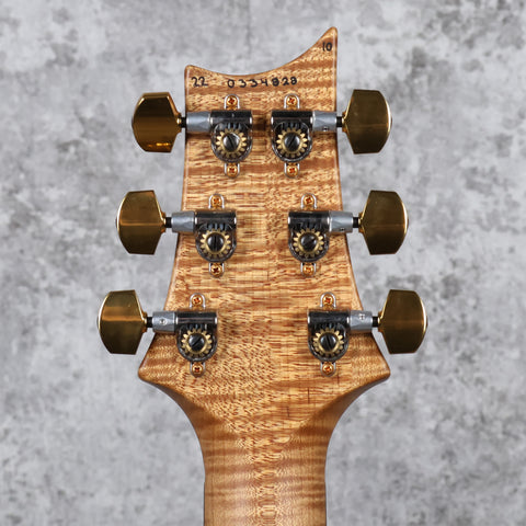 PRS Custom 24 Wood Library Piezo Dragons Eye Burst Flame Top Pattern Thin