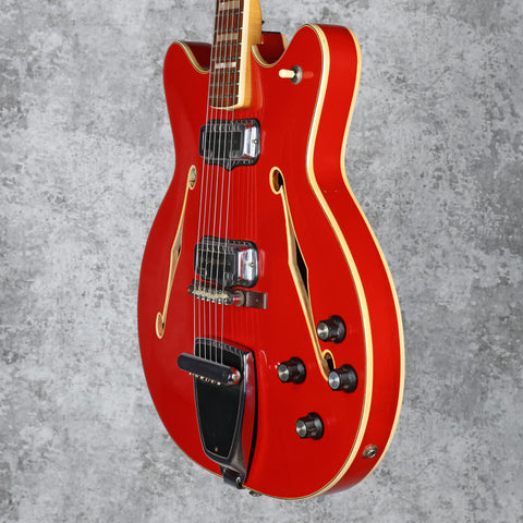 Fender Coronado II with Tremolo Rosewood Fretboard Dakota Red 1971 (Refinish)