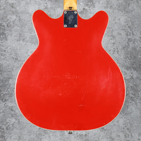 Fender Coronado II with Tremolo Rosewood Fretboard Dakota Red 1971 (Refinish)