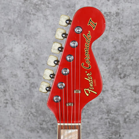 Fender Coronado II with Tremolo Rosewood Fretboard Dakota Red 1971 (Refinish)