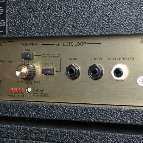 Marshall YJM100 Yngwie Malmsteen Signature 2-Channel 100-Watt Guitar Amp Head Black Tolex 2011