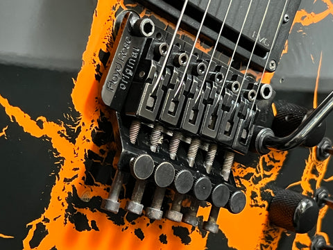 Charvel Model-6 Luke Takamura Model Yellow Crackle 1989 (RARE!)