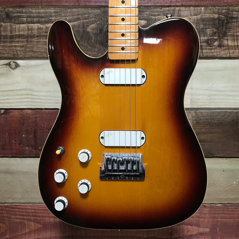 Fender Elite Telecaster with Maple Fretboard 1984 Brown Sunburst Left Hand