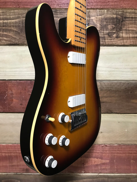 Fender Elite Telecaster with Maple Fretboard 1984 Brown Sunburst Left Hand