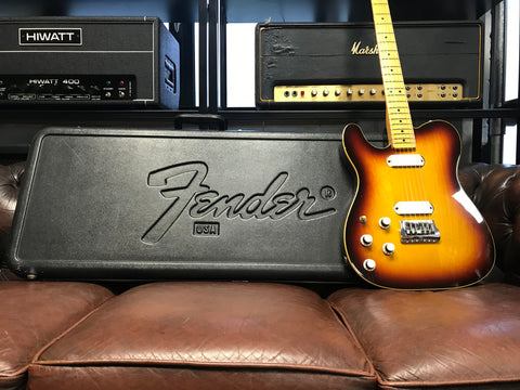 Fender Elite Telecaster with Maple Fretboard 1984 Brown Sunburst Left Hand